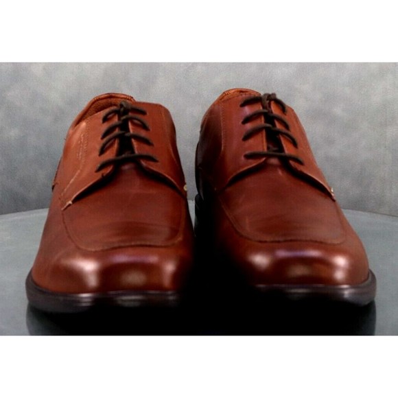 Rockport Hydro Shield Men\'s Apron Toe Oxfords Dress Shoes Size 12 Brown EUC main image 9